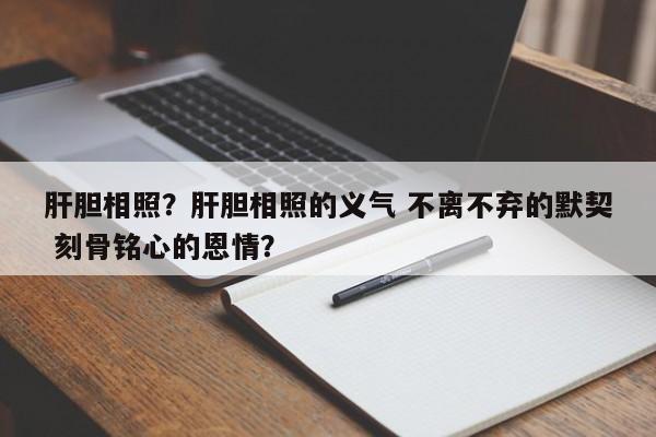 肝胆相照？肝胆相照的义气 不离不弃的默契 刻骨铭心的恩情？