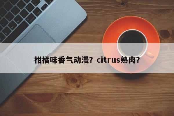 柑橘味香气动漫？citrus熟肉？